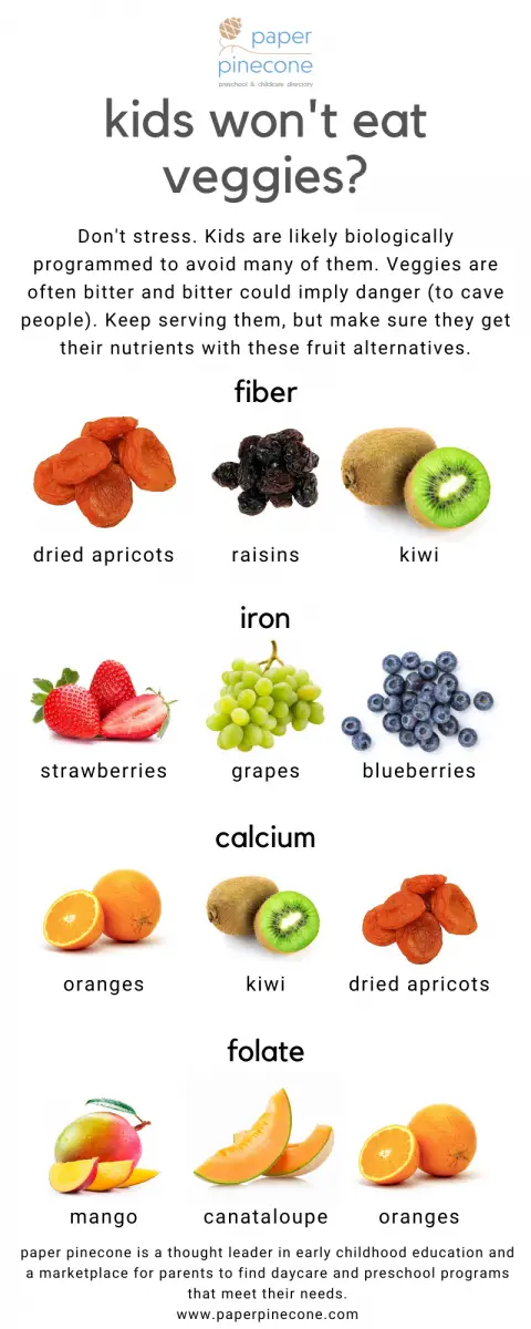 fruit alternatives to veggies