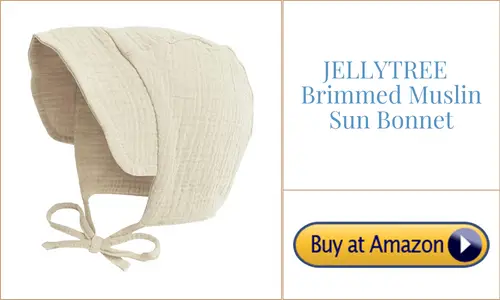 Jellytree baby hat is perfect for long summer days