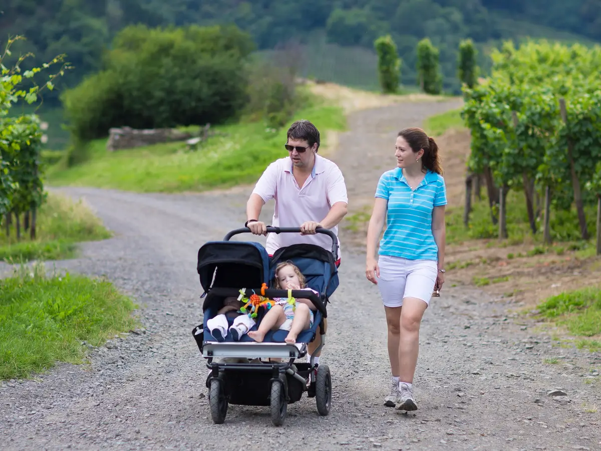 a convertible double travel stroller is a great choice for families on the road with multiple kids