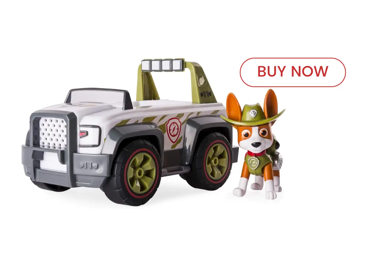 best paw patrol toys - jungle pup - Tracker’s Jungle Cruiser vehicle & paw patrol figure
