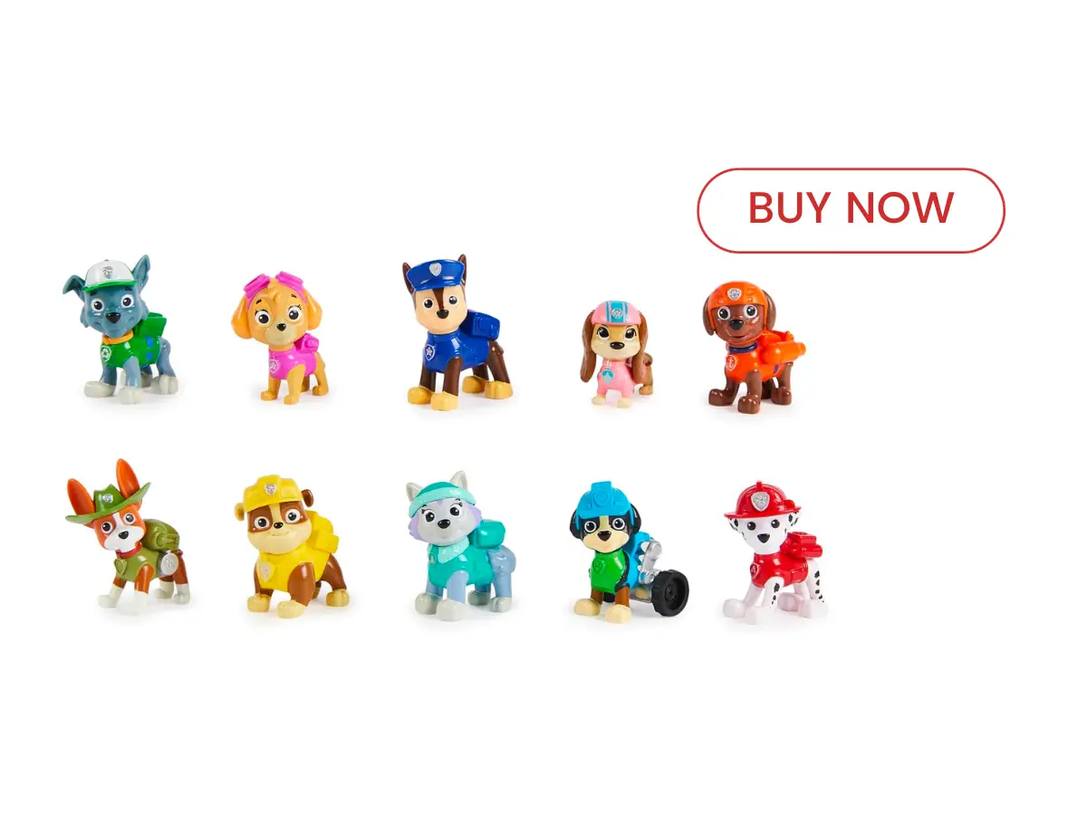 best paw patrol toys - pup packs - 10th anniversary pup figures - paw patrol characters