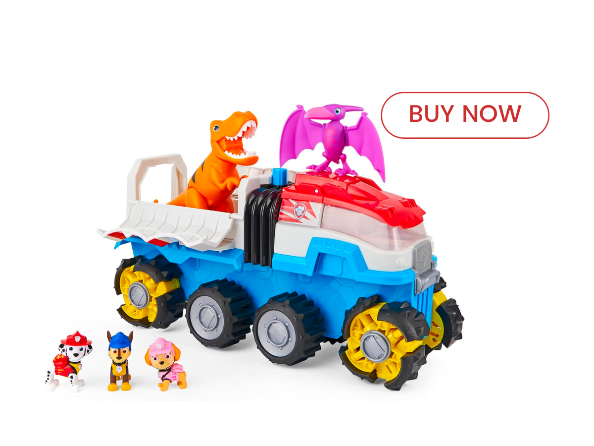 best paw patrol toys - dino rescue paw patroller - 