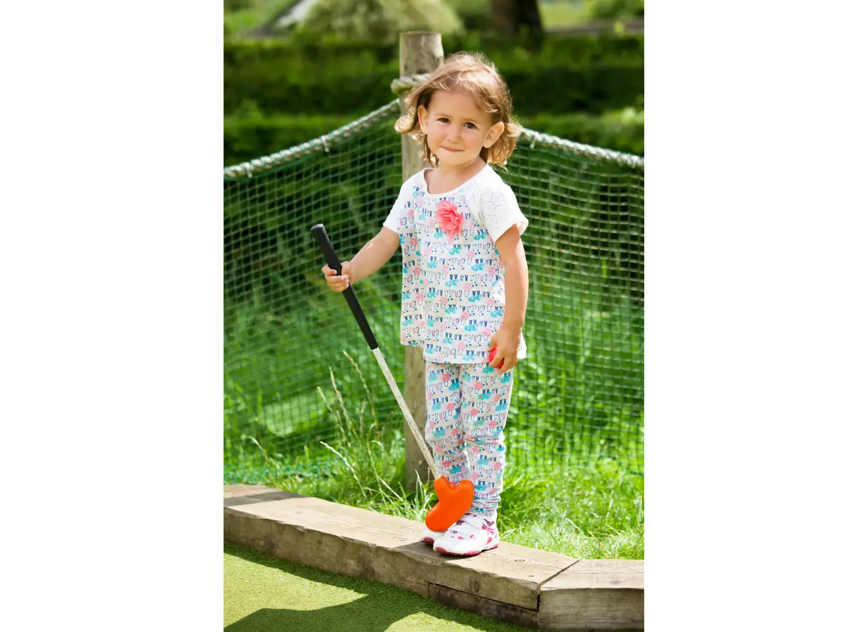 little golfer - toddler outdoor sports - golf for all ages 