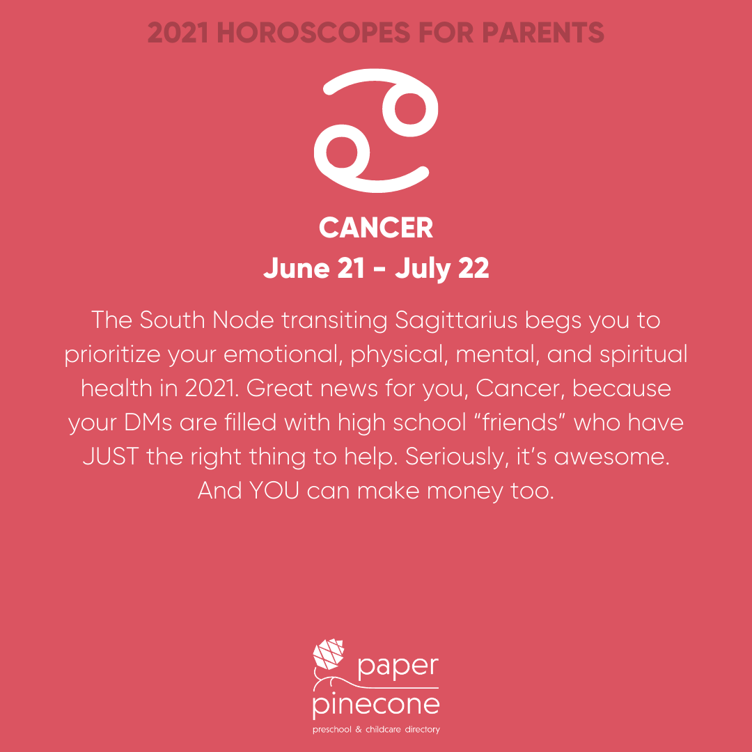 cancer 2021 parenting horoscope