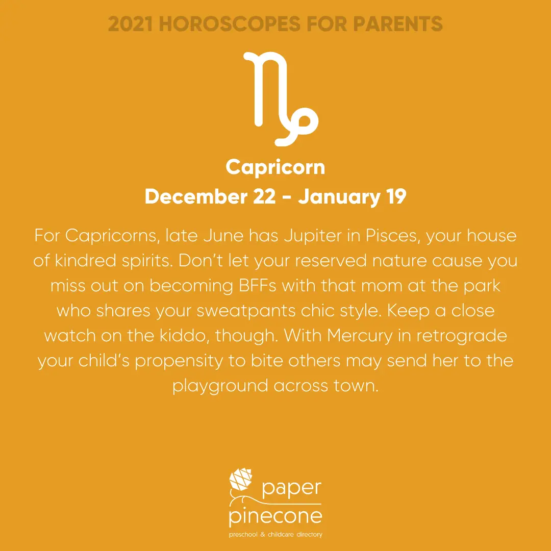 capricorn 2021 parenting horoscope