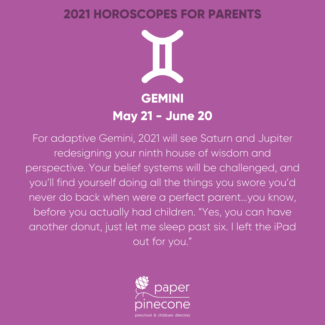 gemini 2021 parenting horoscope
