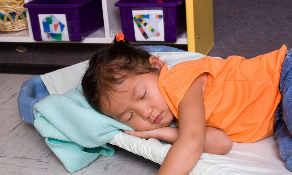 children napping