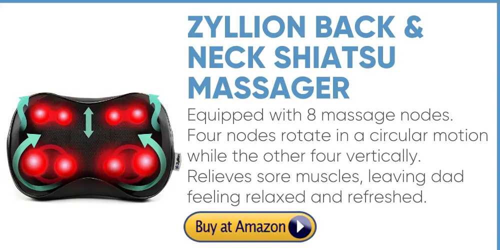 back and neck massage pillow father's day gift