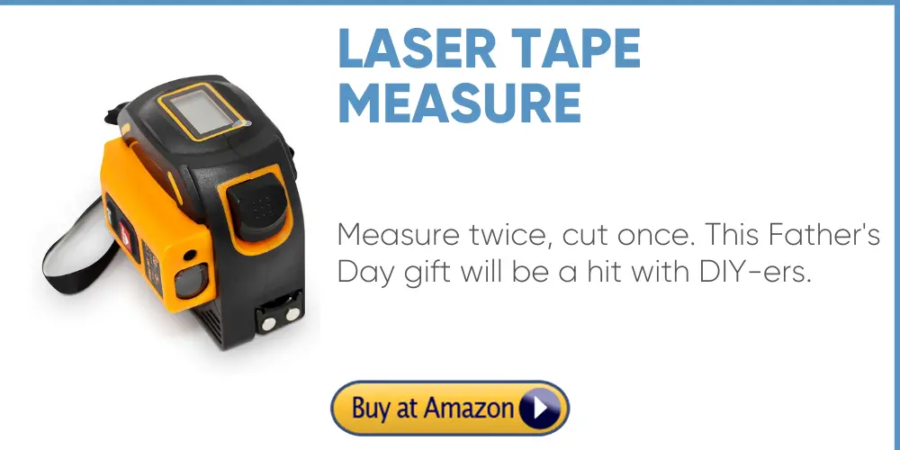 laser tape measure father's day gift
