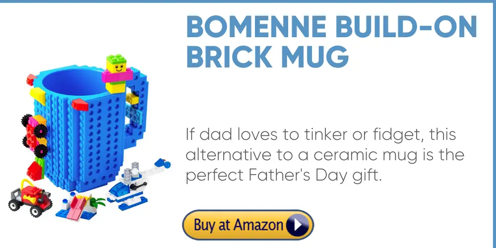 lego mug father's day gift engineer fidget tinker