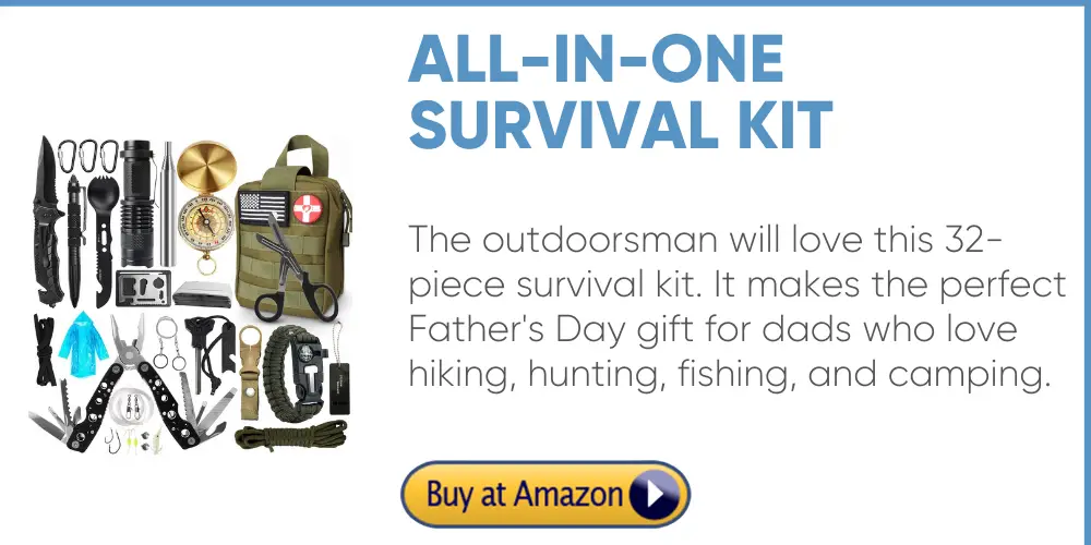 all-in-one survival kit father's day gift