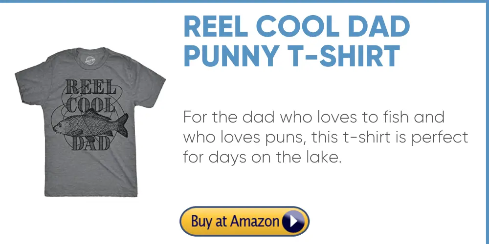 reel cool t-shirt fishing pun father's day gift