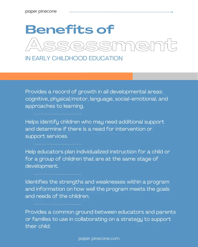 benefits of assessment in preschool