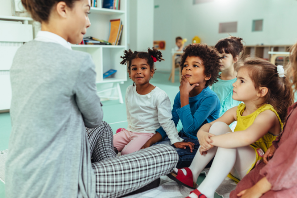 review your daycare schedule daily during circle time