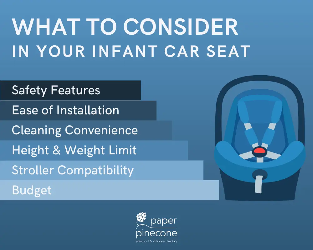 what to look for in an infant car seat - best infant car seats 2022
