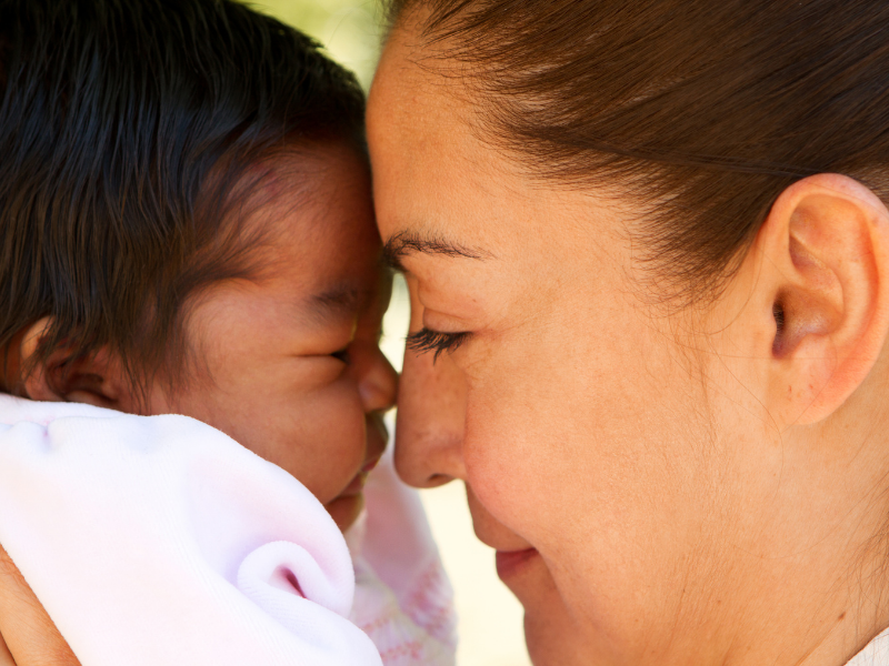 strong bonds between a parent and child begin in infancy