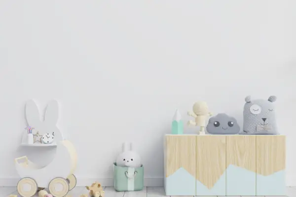 a montessori nursery uses minimalist design