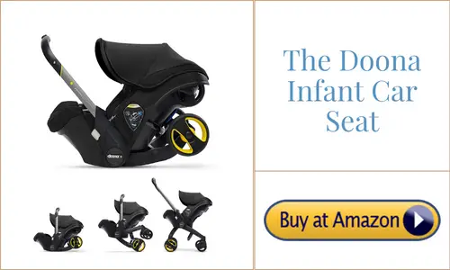 the doona converts from a car seat to a stroller