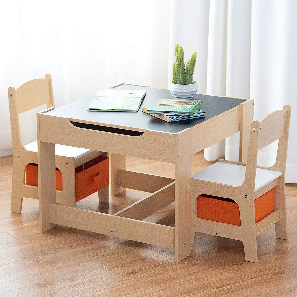 wooden table set
