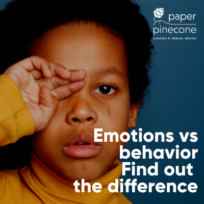 understand the difference between emotions and behavior