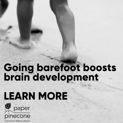 going barefoot is good for brain development