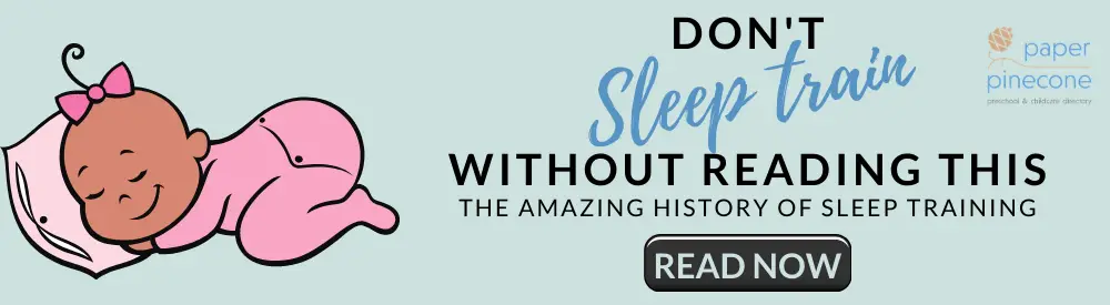 read the fascinating history of sleep training