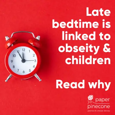 late bedtime linked to obesity in kids