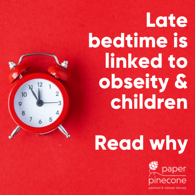 late bedtime is linked to obesity in children 