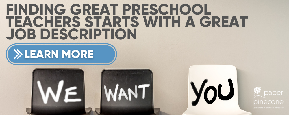 how to write a job description for preschool teachers