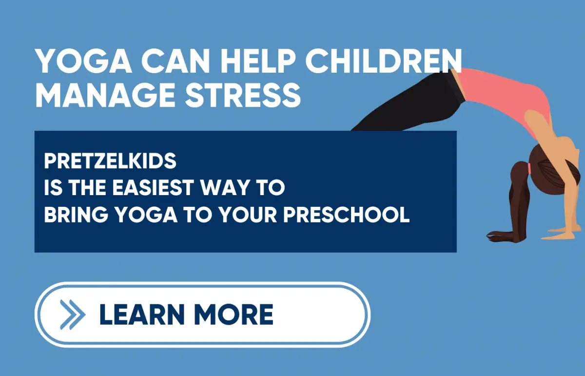 pretzel kids can help preschool children manage stress through yoga
