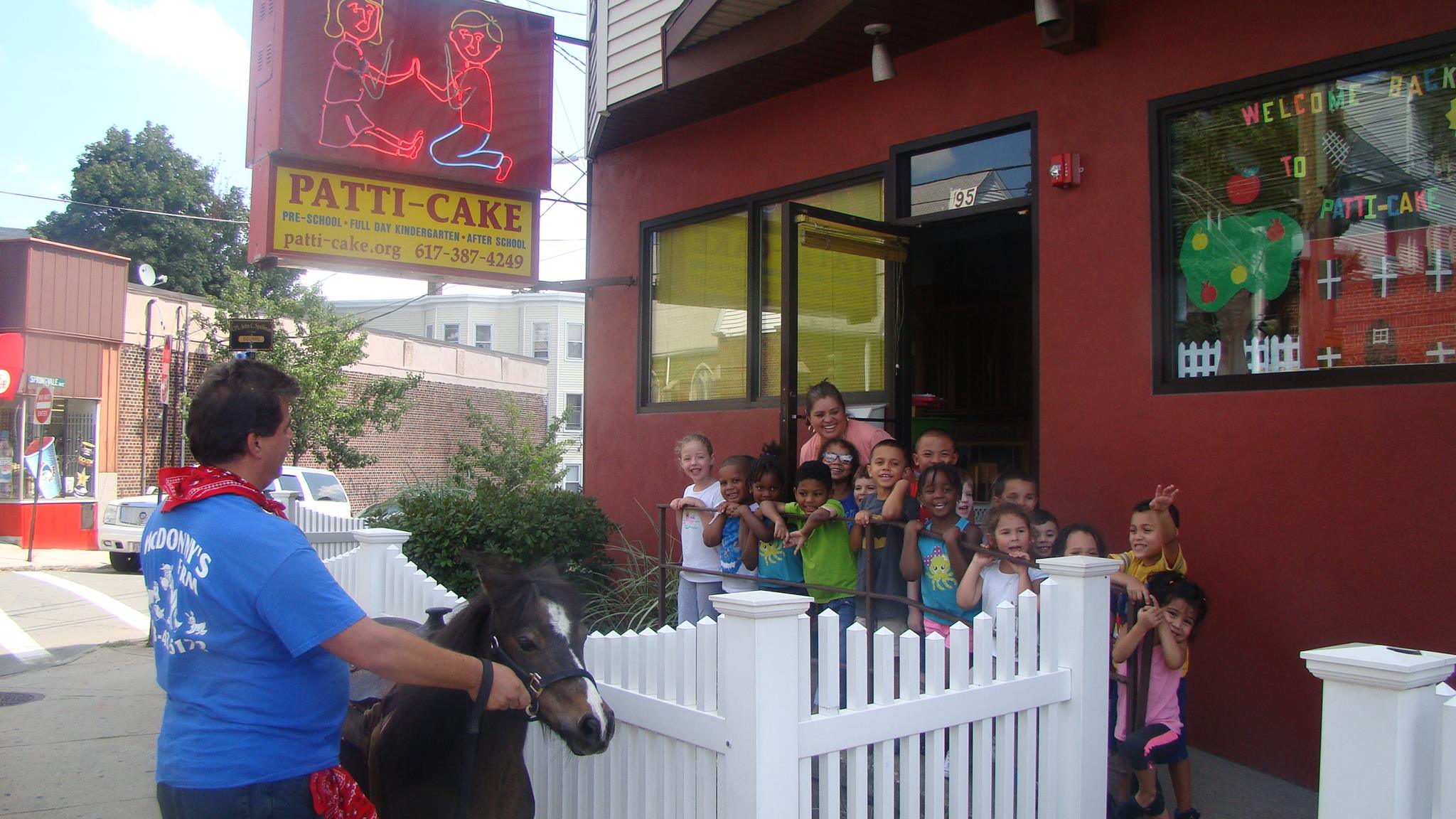 PattiCake Day Care Center Paper Pinecone