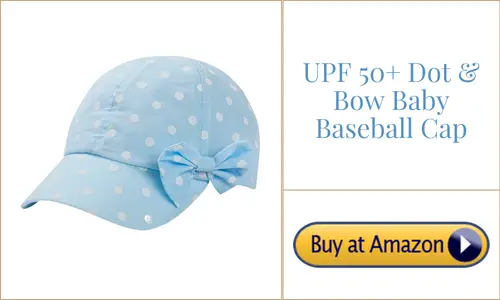 dot & bow toddler baseball cap