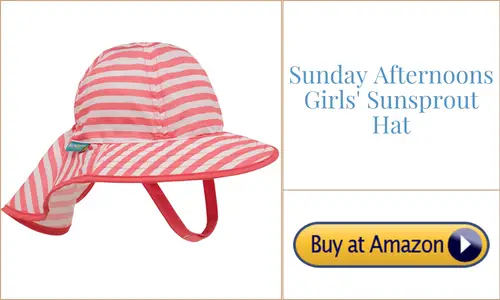 sunday afternoons - striped baby hat offers sun protection and looks cute on your little one