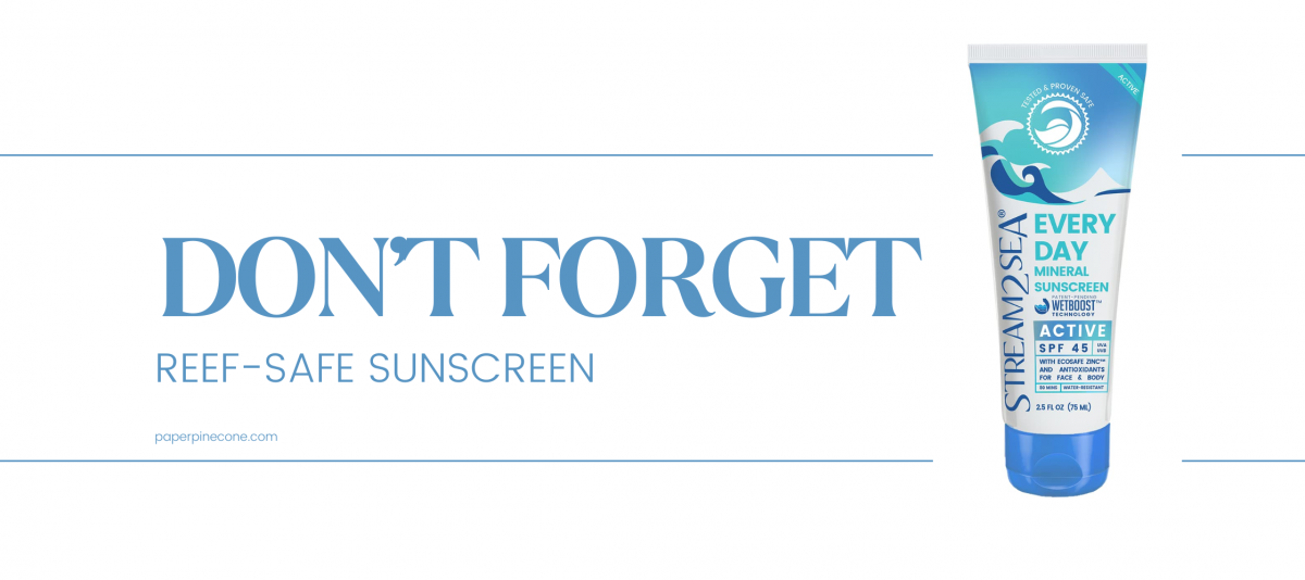reef-safe sunscreen is crucial to protect the environment 