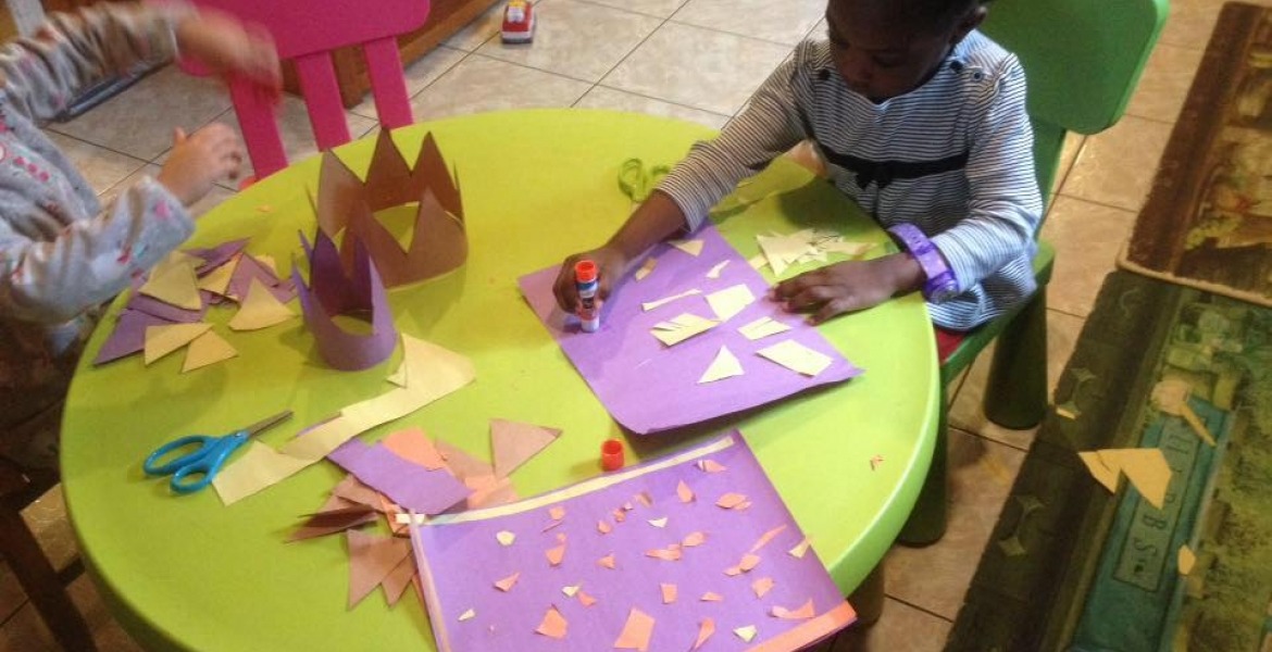 Sprout Daycare Paper Pinecone