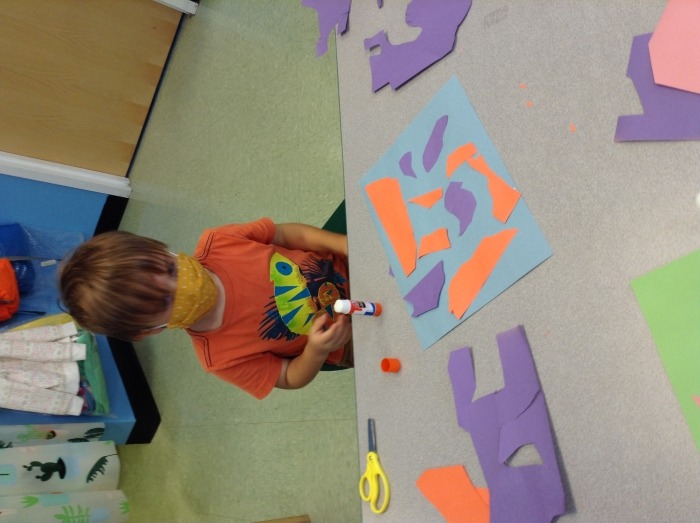 Pine Village Spanish Immersion Preschool Paper Pinecone