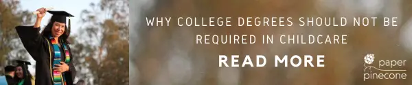 college degrees should not be required in ece