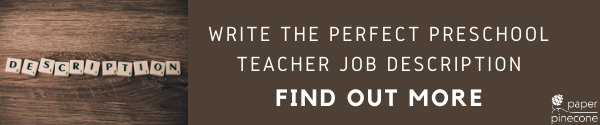 write the perfect preschool job description