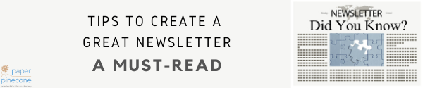 tips to create a great newsletter