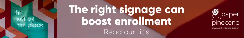 the right signage can boost enrollment