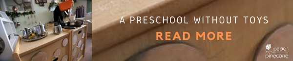 a preschool without toys