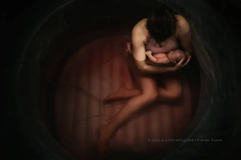 "Silence" is by the Netherlands' Evelien Koote of Love & Little Birth Photography.