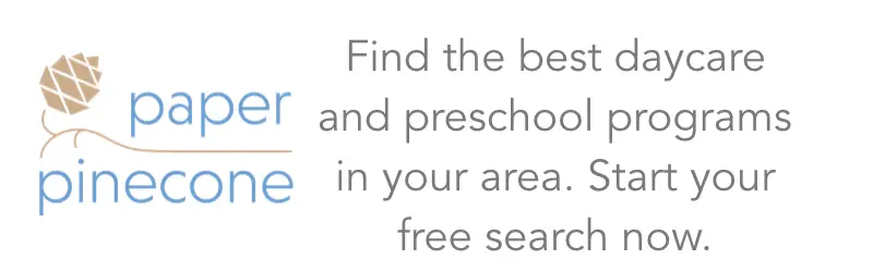 search paper pinecone to find daycare and preschool near you