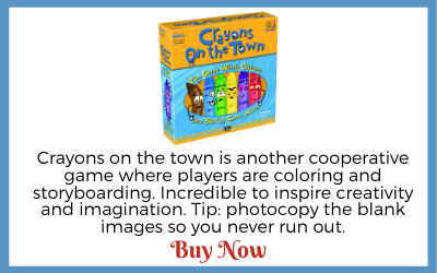 crayons on the town