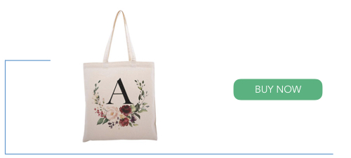 initial tote bag