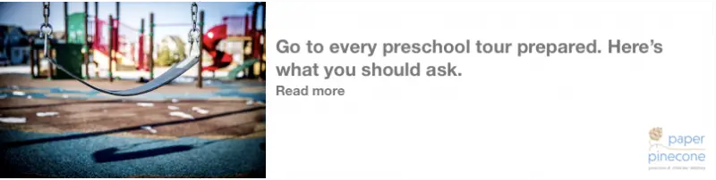 what to ask on a preschool tour